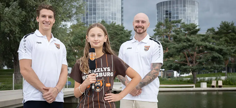 Komm zur Young TV Crew der Grizzlys Wolfsburg
